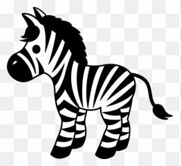 4095 Zebra Free Clipart - Zebra Clipart Black And White Emoji,Zebra Emoji