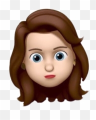 Animoji Emoji Emojisticker Freetoedit - Ani Acopian,Brown Hair Emoji