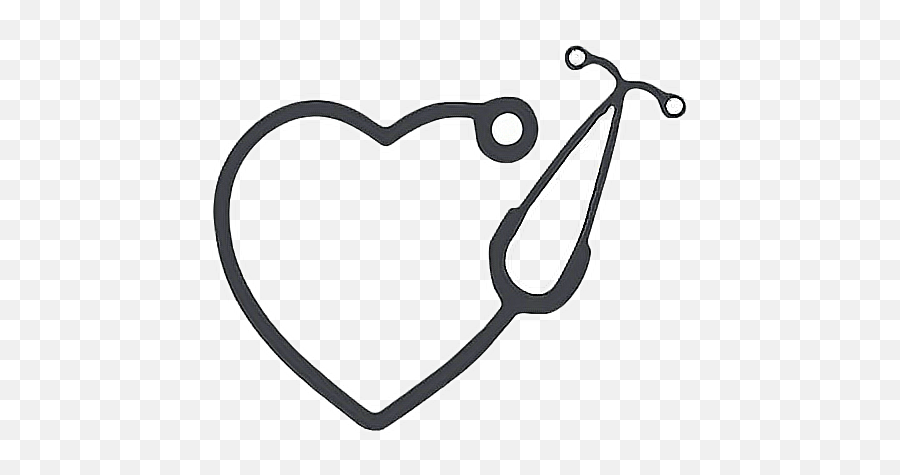 Stethoscope Heart Nursing Nurse Freetoedit - Stethoscope In A Heart Emoji,Stethoscope Emoji