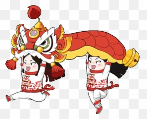 Lion Dance - Transparent Gif Emoji
