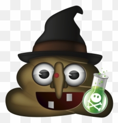 Emoji - Mind Blown Poop Emoji,Witch Hat Emoji
