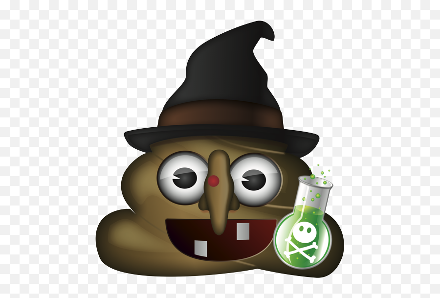 Emoji - Mind Blown Poop Emoji,Witch Hat Emoji