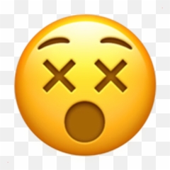 Telegram Sticker 14 From Collection Emoji By Gradovlbm - Dizzy Face Emoji Iphone,Egg Emoji