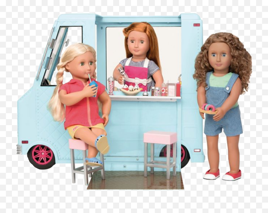Toy Toys Doll Dolls Playtime Fun Truck - Our Generations Emoji,Emoji Dolls