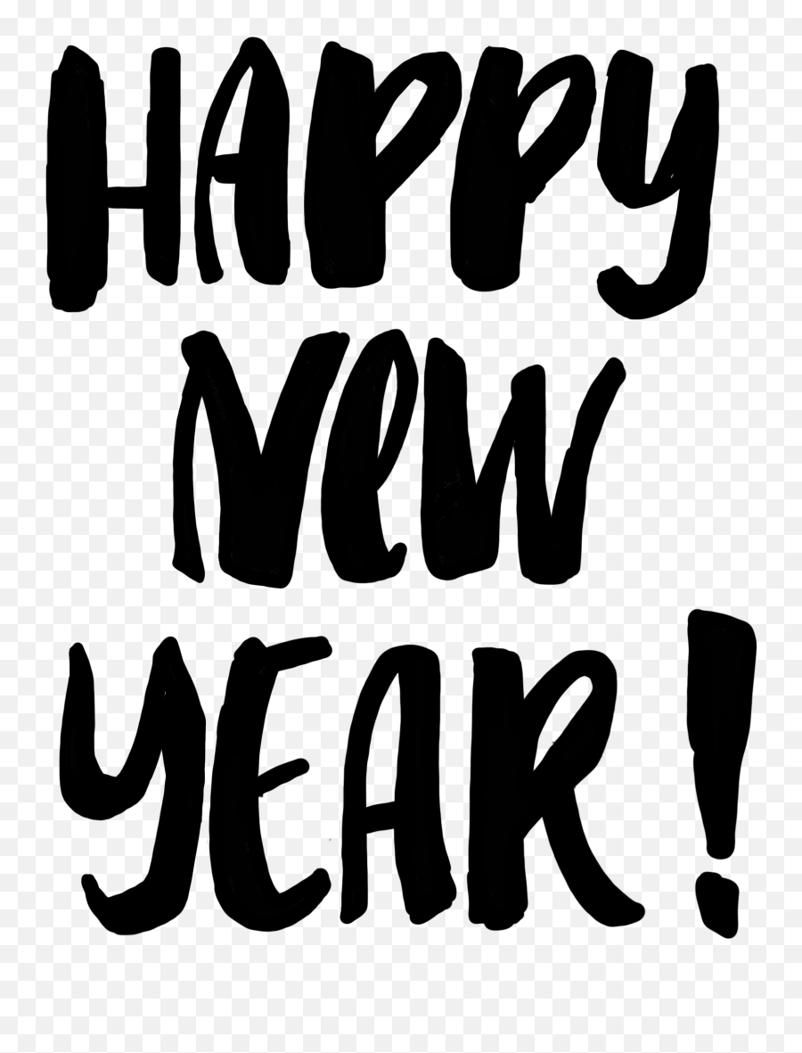 Happynewyear Happy New Year Celebrate Freetoedit - Calligraphy Emoji,Happy New Year Emoji Art
