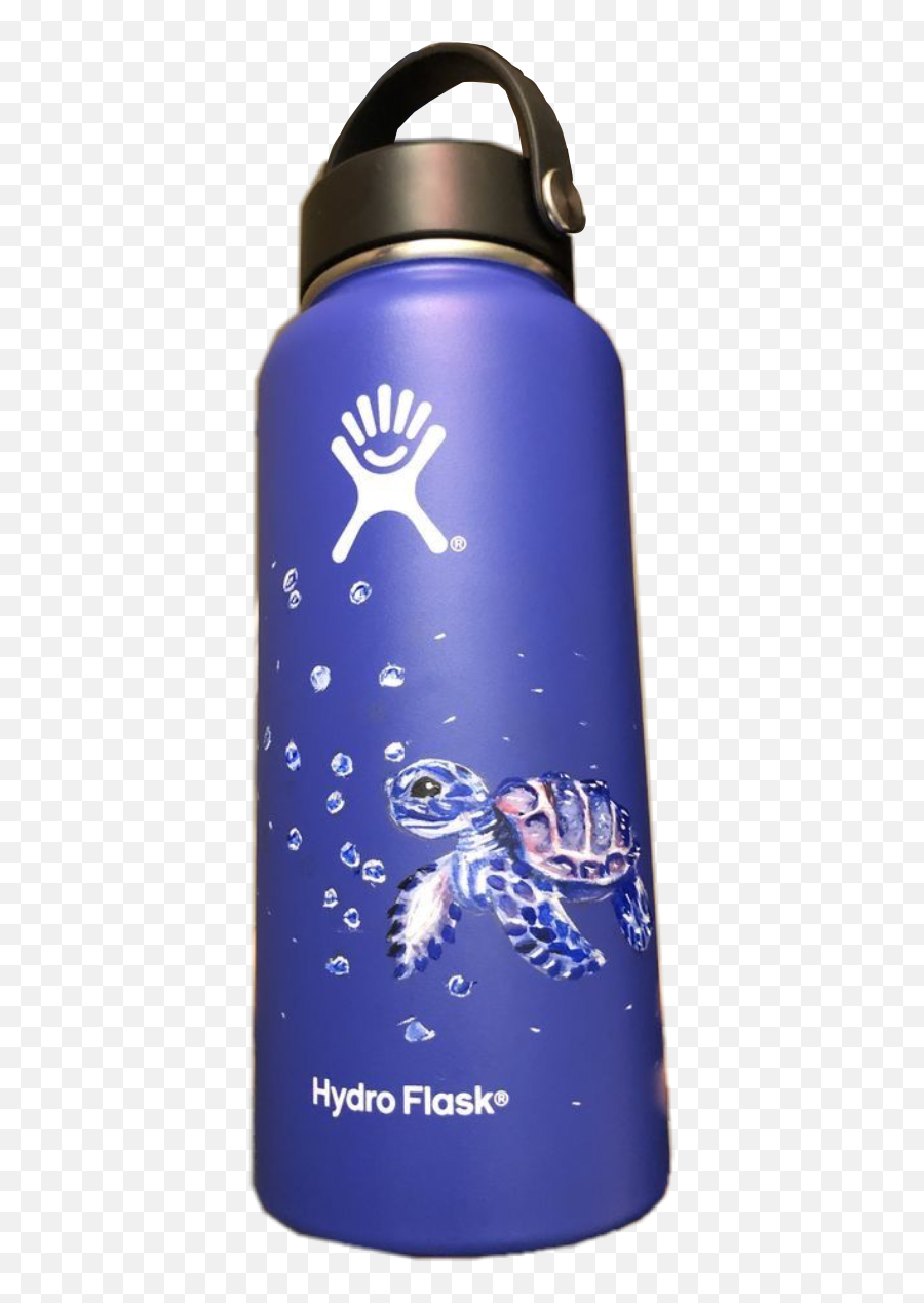 Hydroflask Turtlelove Turtle - Royal Blue Hydro Flask Emoji,Pained Emoji