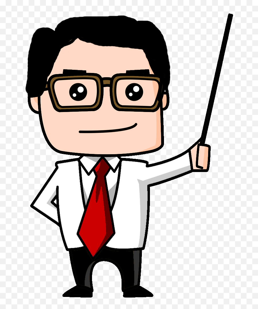 Professor Teacher Clip Art - Teacher Png Emoji,Professor Emoji