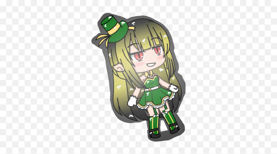 Gachalifeedit Gachalife Gachalifedits Stpatricks Day - Gacha Life Saint Patricks Outfits Emoji,St Patricks Day Emojis