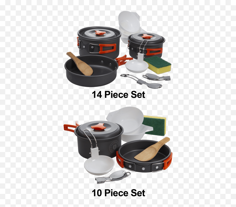 Burlybear Campfire Cooking Set - Lid Emoji,Spork Emoji