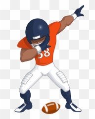 Library Of Football Dab Image Download Png Files - Clip Art Player Dabbing Emoji