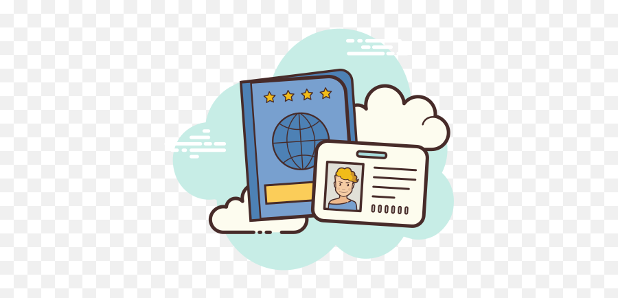 Passport Id Icon - Clip Art Emoji,Passport Emoji