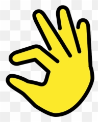 Pinching Hand Emoji Clipart -