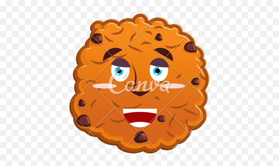 Cookies Happy Emoji - Keks Emoji,Dessert Emoji