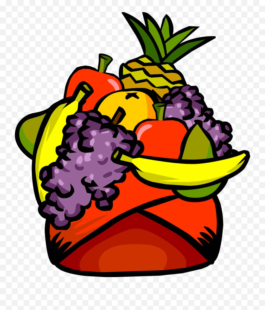 Fruit Headdress Club Penguin Wiki Fandom - Fruit Headdress For Nutrition Month Emoji,Mexican Food Emojis
