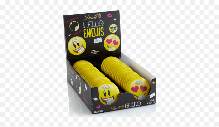 Hello Emoji 40 - Lindt Hello Emoji Chocolate,Milk Emoji