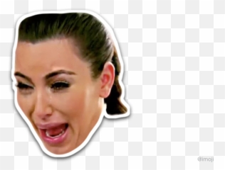 Kanye West And Kim Kardashian Stickers - Sticker Kim Kardashian Whatsapp Emoji,Emoji Selfies