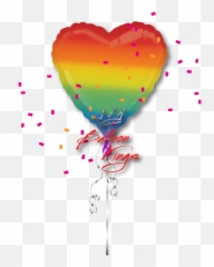 Rainbow Heart - Boy Christening Balloons Png Emoji,Rainbow Heart Emoji