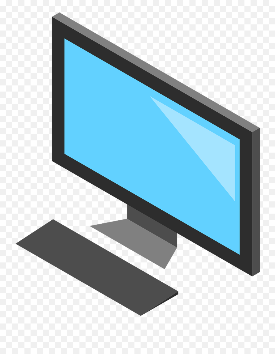 Computer Monitor Screen Display - Cartoon Computer Transparent Background Emoji,Emoji Keyboard For Windows