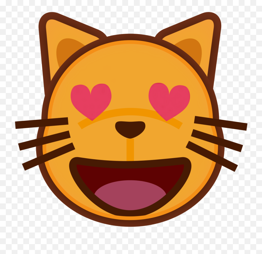 Peo - Cat With Heart Eyes Emoji,Eyes Emoji