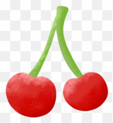 Cherries Transparent Cherry - Cherry Emoji,Sakura Blossom Emoji