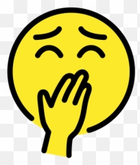 Yawning Face - Sign Emoji,Yawning Emoji