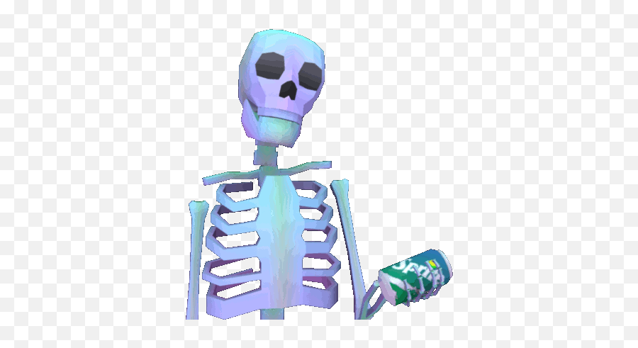 Spooky Scary Skeleton - Aesthetic Skeleton Gif Emoji,Doot Emoji