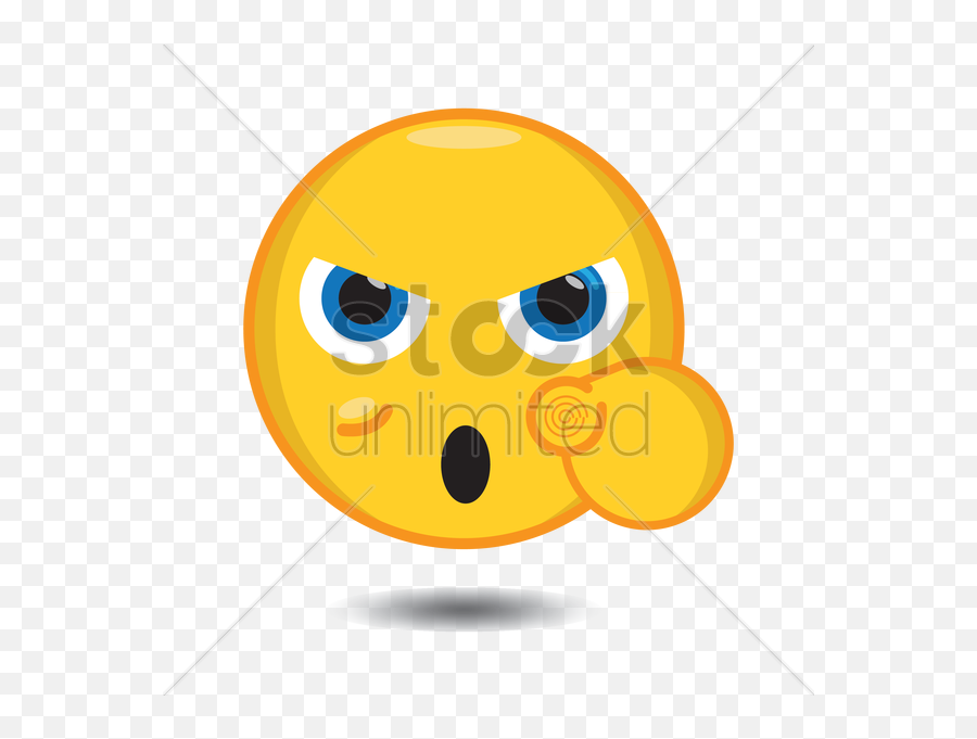 Yelling Smiley Vector Image - Smiley Emoji,Yelling Emoticon