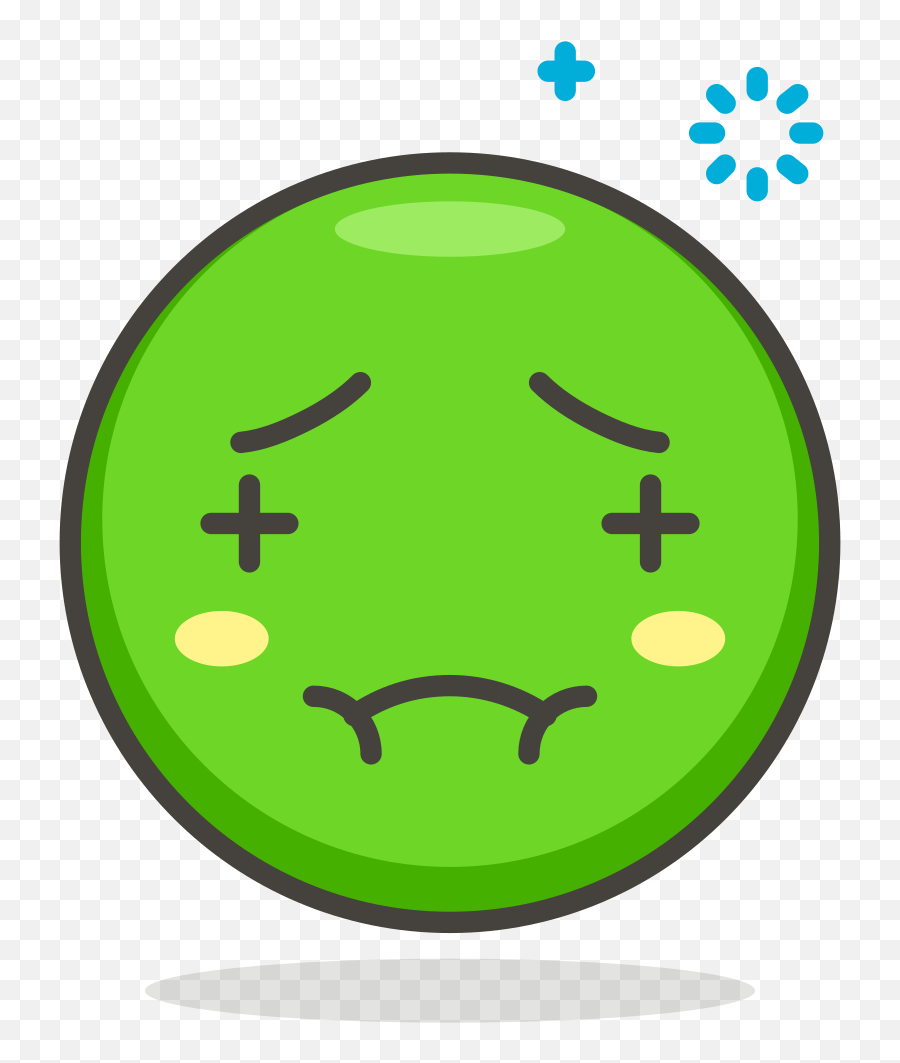 073 - Clipart Nausea Emoji,Green Face Emoji