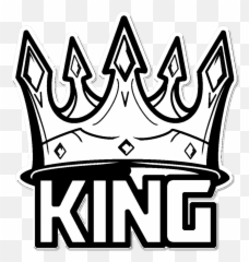 Mq White Black King Crown - And Png Emoji