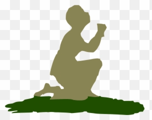 Praying Kneeling People Man - Cartoon To God Emoji
