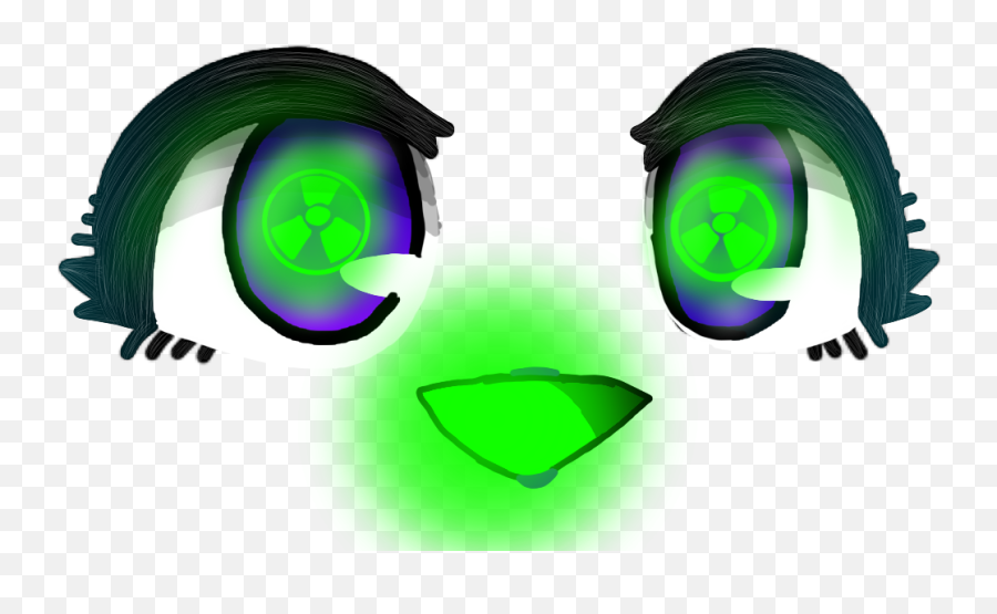 Gachalifedit Gachalife Face Radioactive - Graphic Design Emoji,Radioactive Emoji