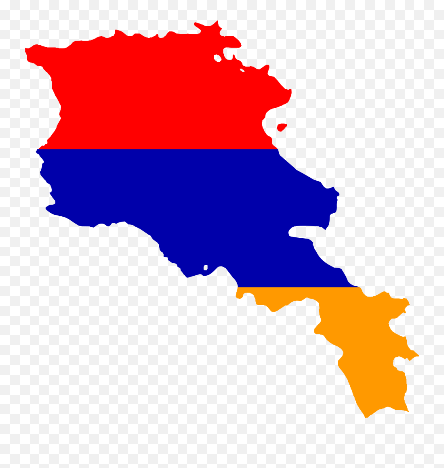 Flag Map Of Armenia - Armenian Flag Emoji,Turkey Flag Emoji