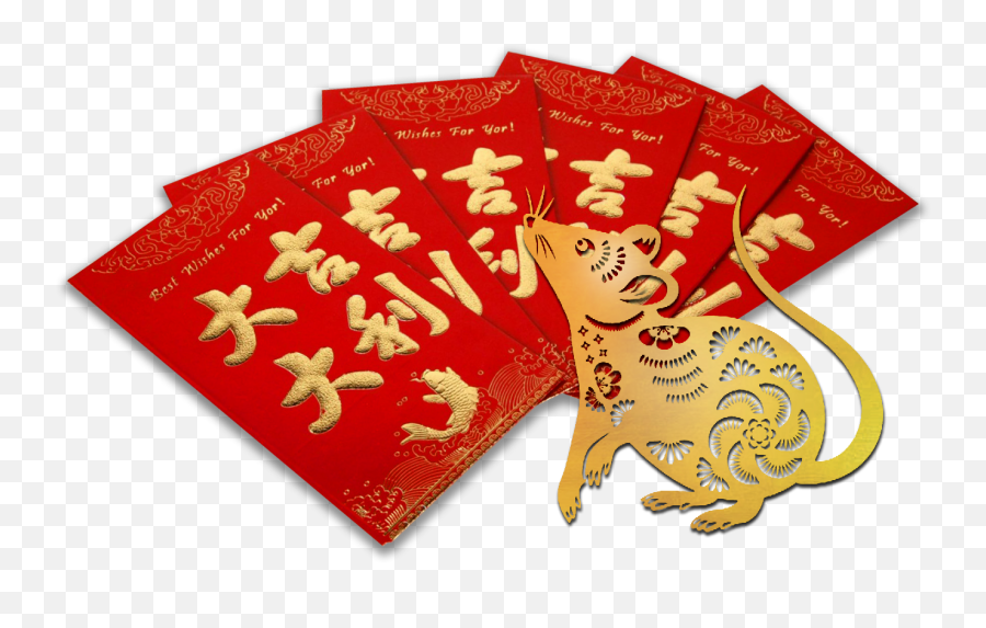 Chinese New Year 2020 Year Of The Metal Rat - Red Envelopes Emoji,New Year Emotions
