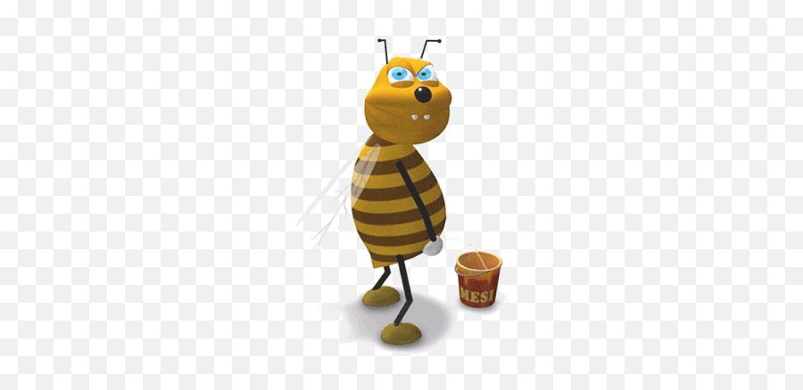 Bee Animated Gifs At Funny Cartoon Gifs Funny Cartoons - Bee Vs Wasp Gif Emoji,Booger Emoji