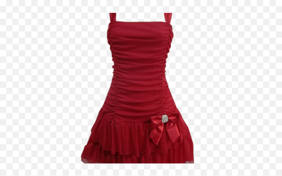 Red Dress Clipart Transparent - Cocktail Dress Png Girls Short Dress Png Emoji,Emoji Girls Clothes
