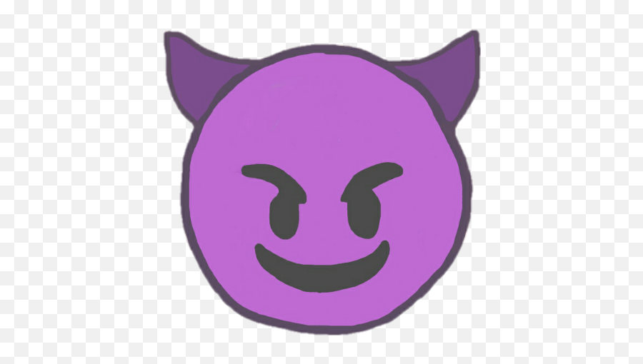 Diablo Emoji Black Violet - Emoji,Diablo Emoji