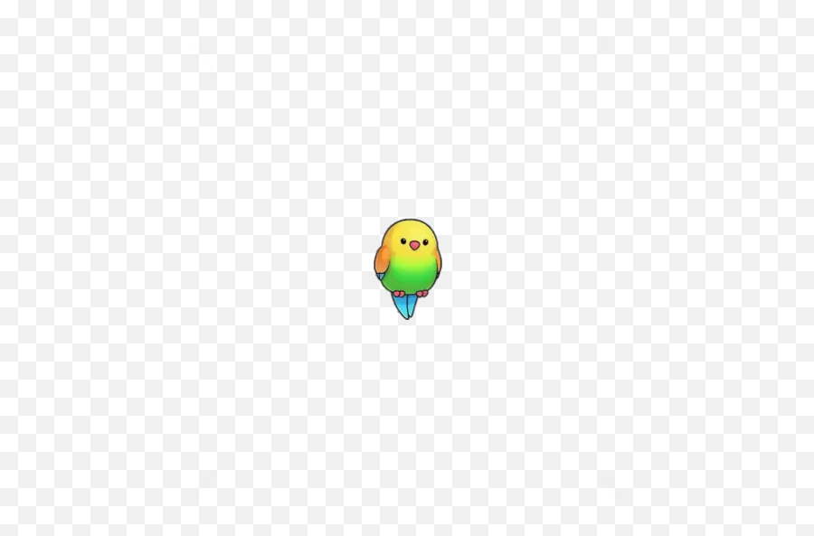 Miniature World 3 Stickers For Whatsapp - Budgie Emoji,Parakeet Emoji