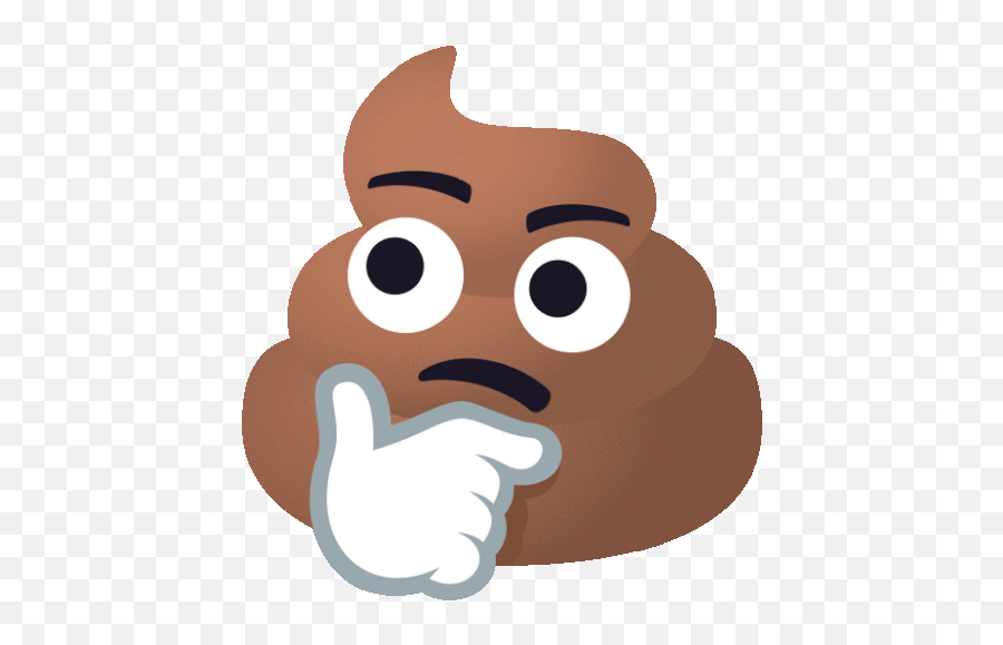 Thinking Pile Of Poo Gif - Thinking Pileofpoo Joypixels Discover U0026 Share Gifs Fictional Character Emoji,Pondering Emoji
