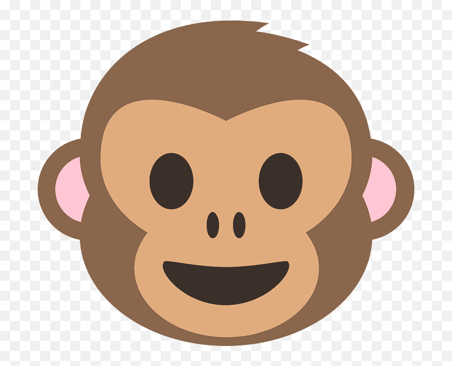 Monkey Face Emoji Clipart - Monkey Face Emoji,Monkey Emoji Transparent