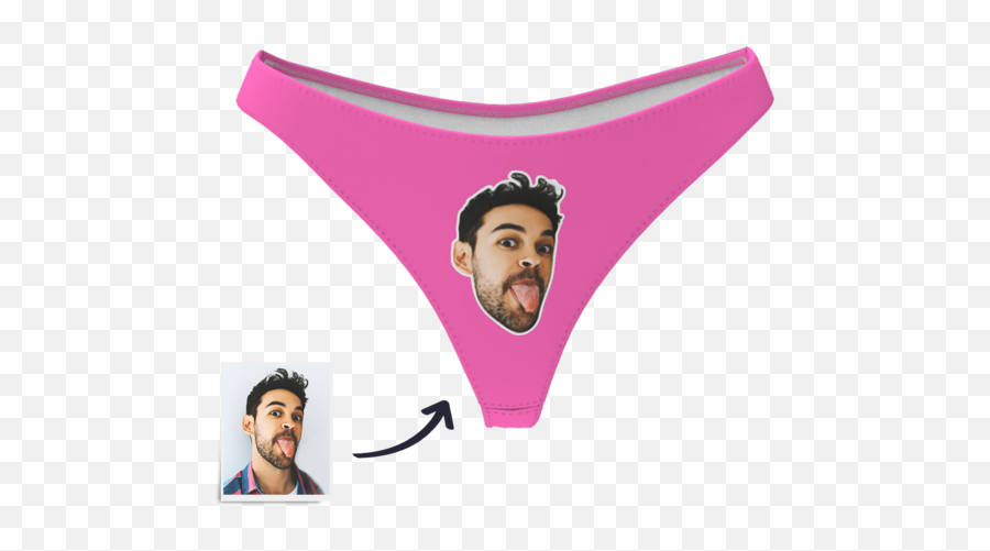 Custom Face Thong Panty - Panties Emoji,Thong Emoji