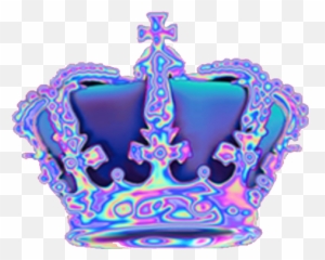 Girly Cute Sticker Pink - Aesthetic Crown Transparent Background Emoji