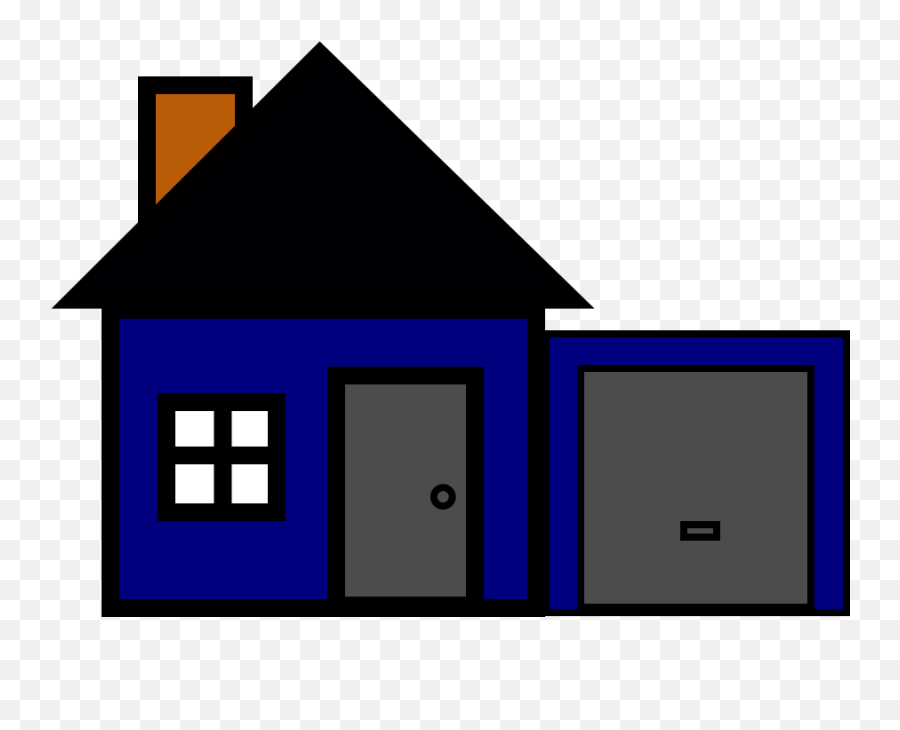 Blue House Png Svg Clip Art For Web - Blue House Clipart Transparent Background Emoji,House Candy House Emoji