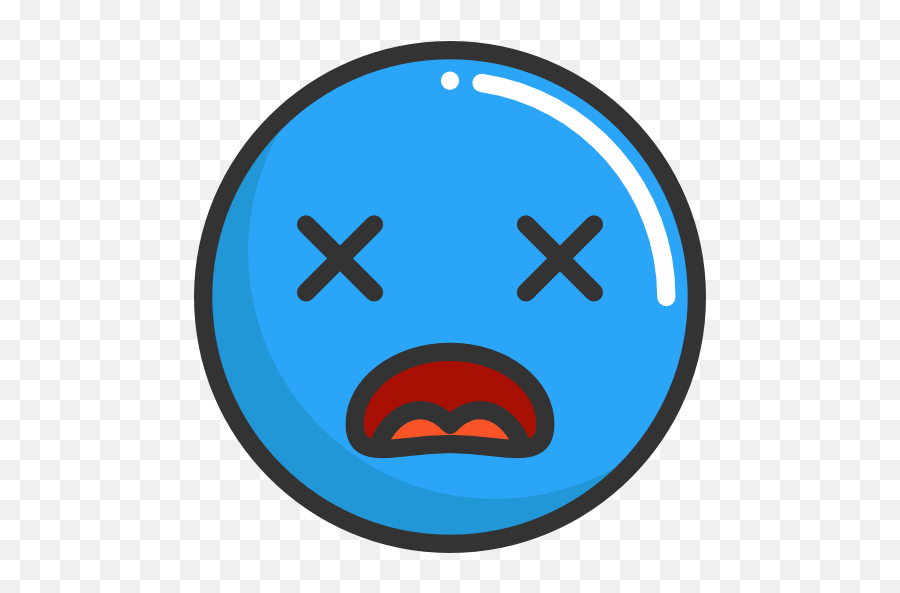Shocked Feelings Smileys Emoticons Icon - Transparent Angry Face Emoji,Blah Emoji