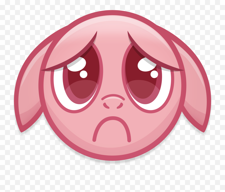 Sad Pony Emoji - Pony Emojis,Raspberry Emoji