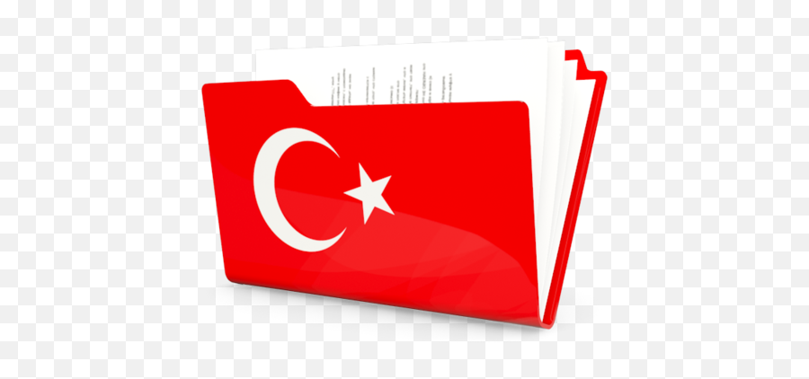 Turkey Flag Icon Vector - Turkish Flag Folder Icon Emoji,Turkish Emoticons