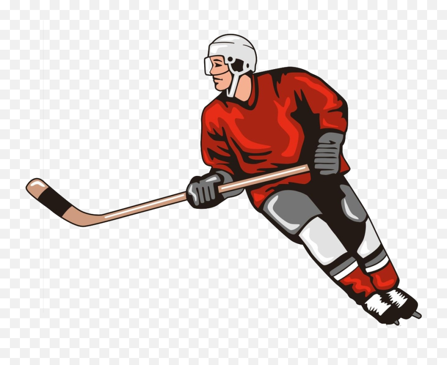 National Hockey League Ice Hockey Sport - Cartoon Hockey Player Png Emoji,Ice Hockey Emoji