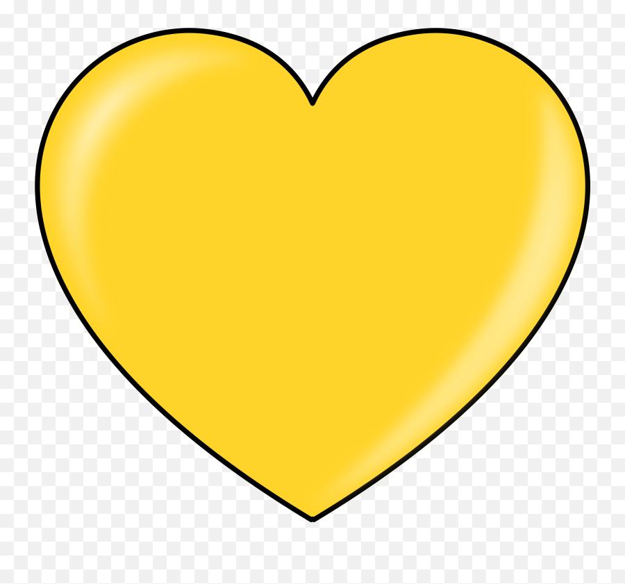 Free Yellow Heart Cliparts Download Free Clip Art Free - Heart Of Gold Cartoon Emoji,Yellow Heart Emoji