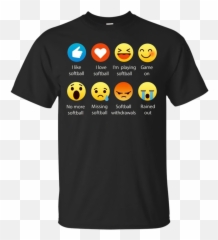I Love Softball Emoji Emoticon Graphic - Stepping Into My 65th Birthday Like A Boss