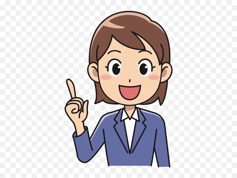 Woman With An Idea - Cartoon Teacher Transparent Background Emoji,Thinking Emoji Finger