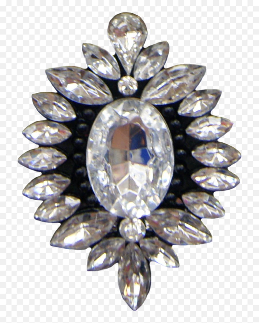 Diamond Rubi Stone Broken Heart Emoji - Brooch,Crown Diamond Emoji